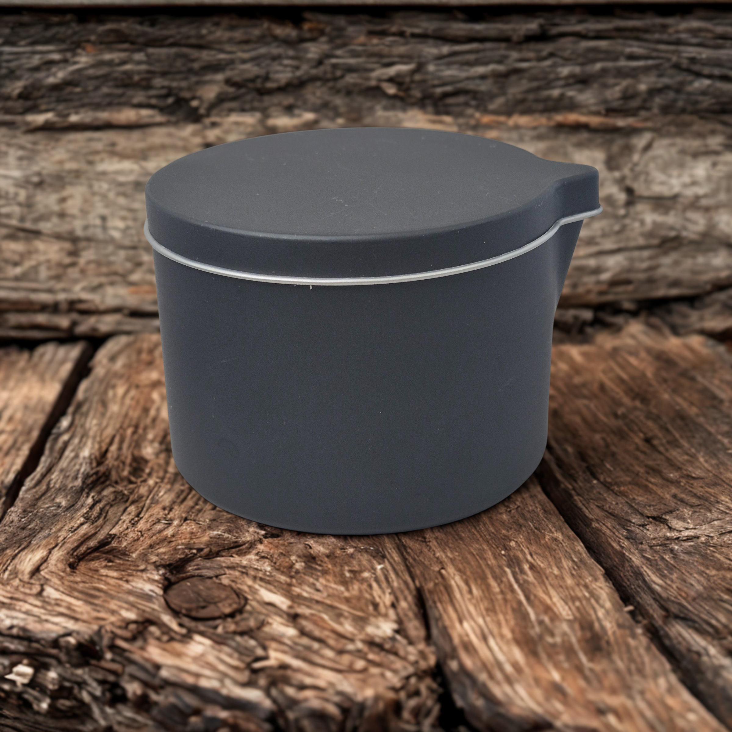 Metal Candle Massage Tin - Black